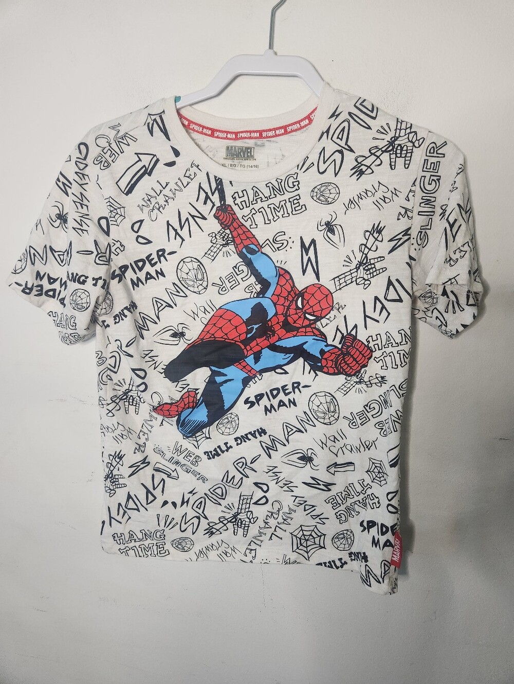 Marvel Mens Spiderman T Shirt Size XL